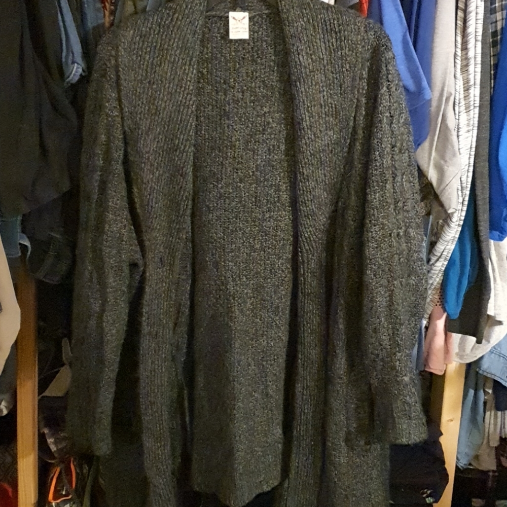 Dark gray cardigan